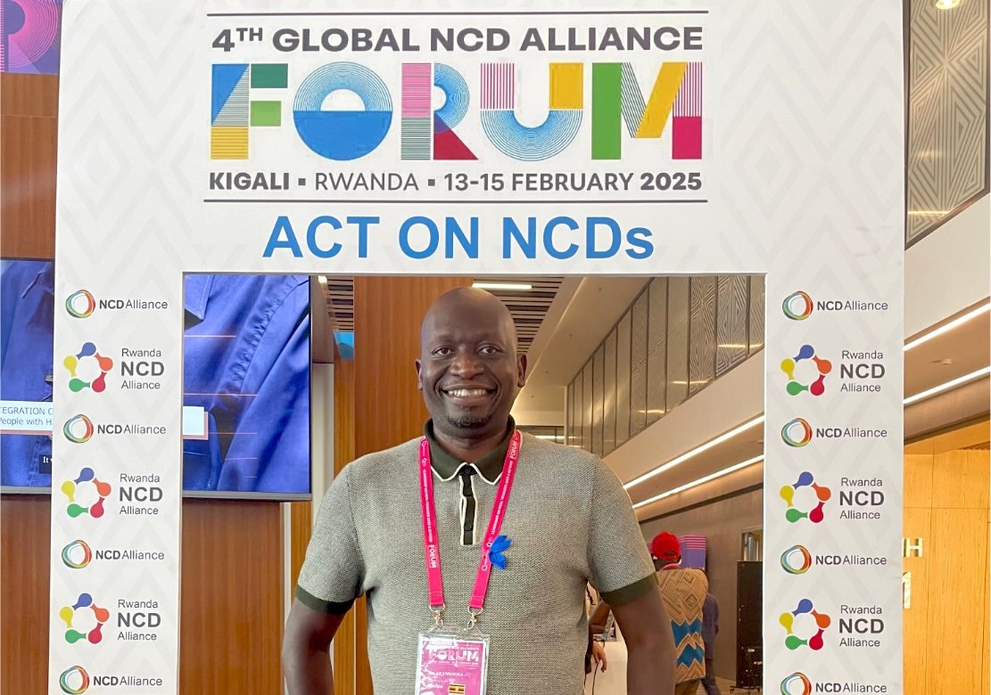 Allan Kiwanuka, Executive Director of Kabukye Trust, poses for a photo and reflects on what it means to attend the NCDA Forum.
