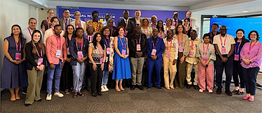 Partners from The T1D Community Fund, Helmsley Charitable Trust, and NCD Alliance pose for a group photo after the T1D pre-conference.