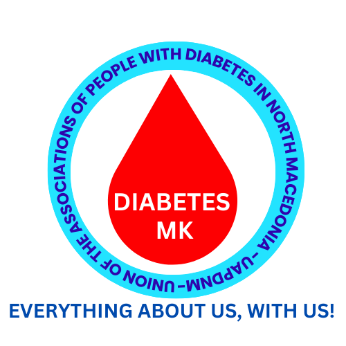 Union of Associations of Persons with Diabetes of Macedonia Logo