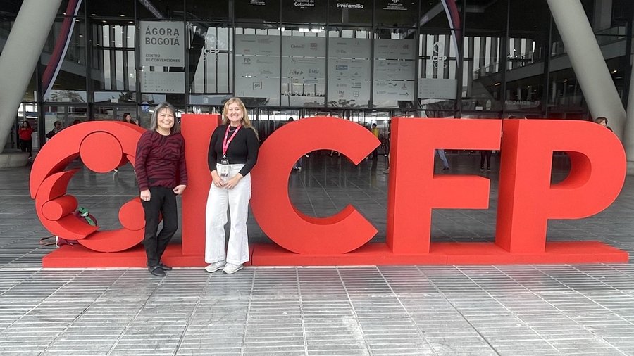 Sono Aibe and Savannah Carlson attend ICFP 2025 on behalf of Panorama's Climate x SRHR Collaborative.